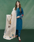 URGE -  – Luxury Embroidered 3-Piece in DHANAK UNSTICED