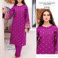 AZURE - 2 PIECE UNSTICED IN DHANAK